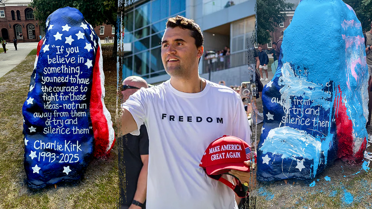 Students deface Charlie Kirk tribute at UNC Wilmington campus ...